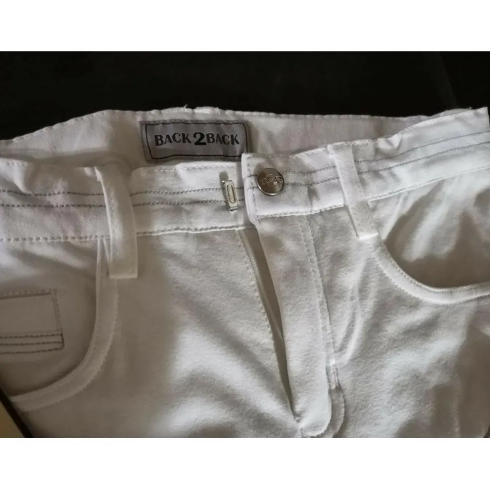Culotte d'équitation B2B enfants blanche