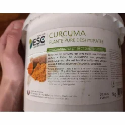 Curcuma ESC plante pure déshydratée complément alimentaire cheval
