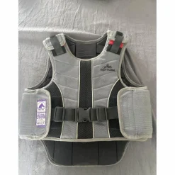 dorsal level 3 équi-theme cross gilet de protection gris