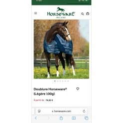 Doublure / Liner Horseware 100g 115cm