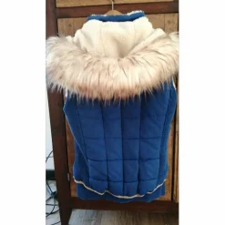 doudoune pénélope bleu sans manche