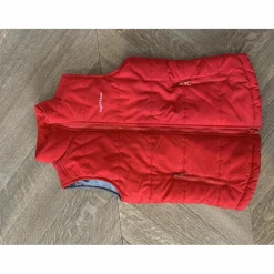 doudoune rouge sans manches