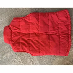 doudoune rouge sans manches