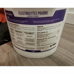 Electrolyte poudre