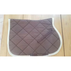 Ensemble bonnet tapis Tattini marron
