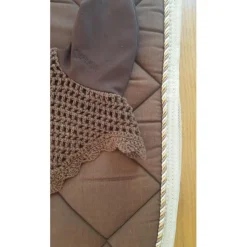 Ensemble bonnet tapis Tattini marron