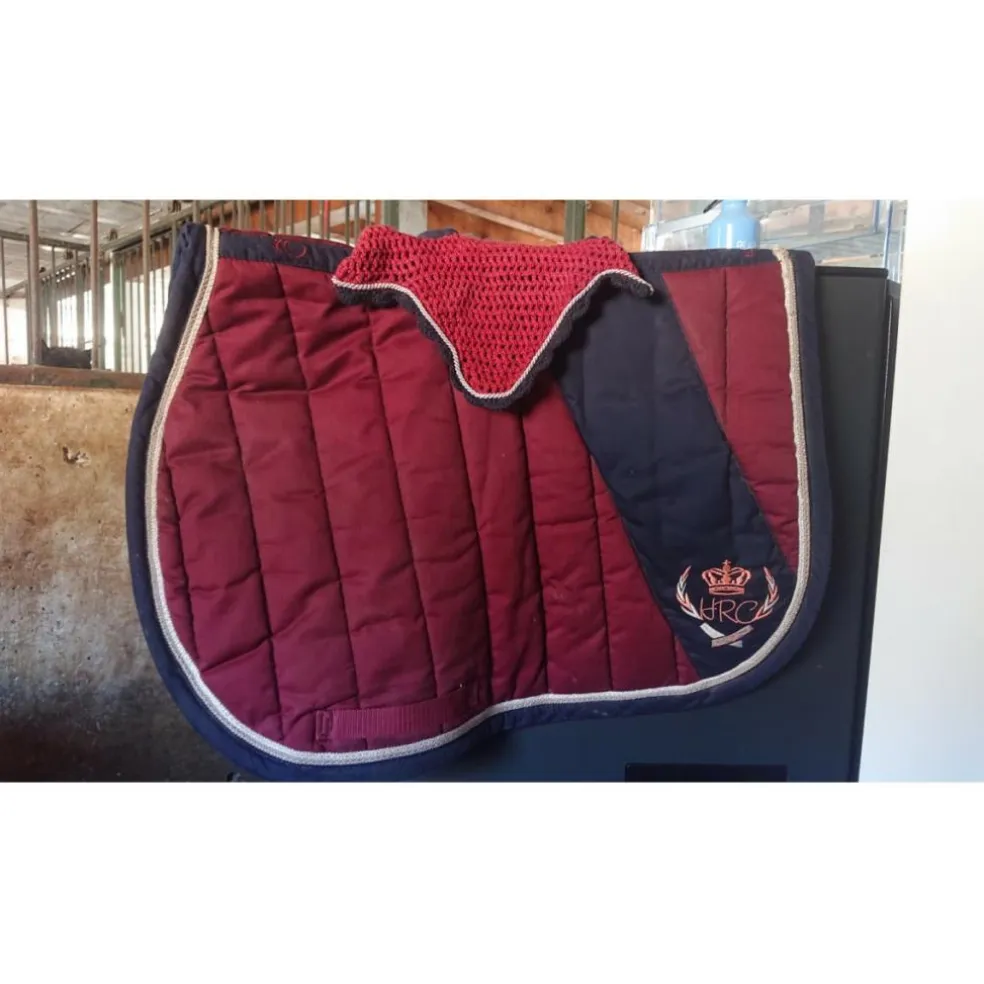 Ensemble bordeaux/bleu marine