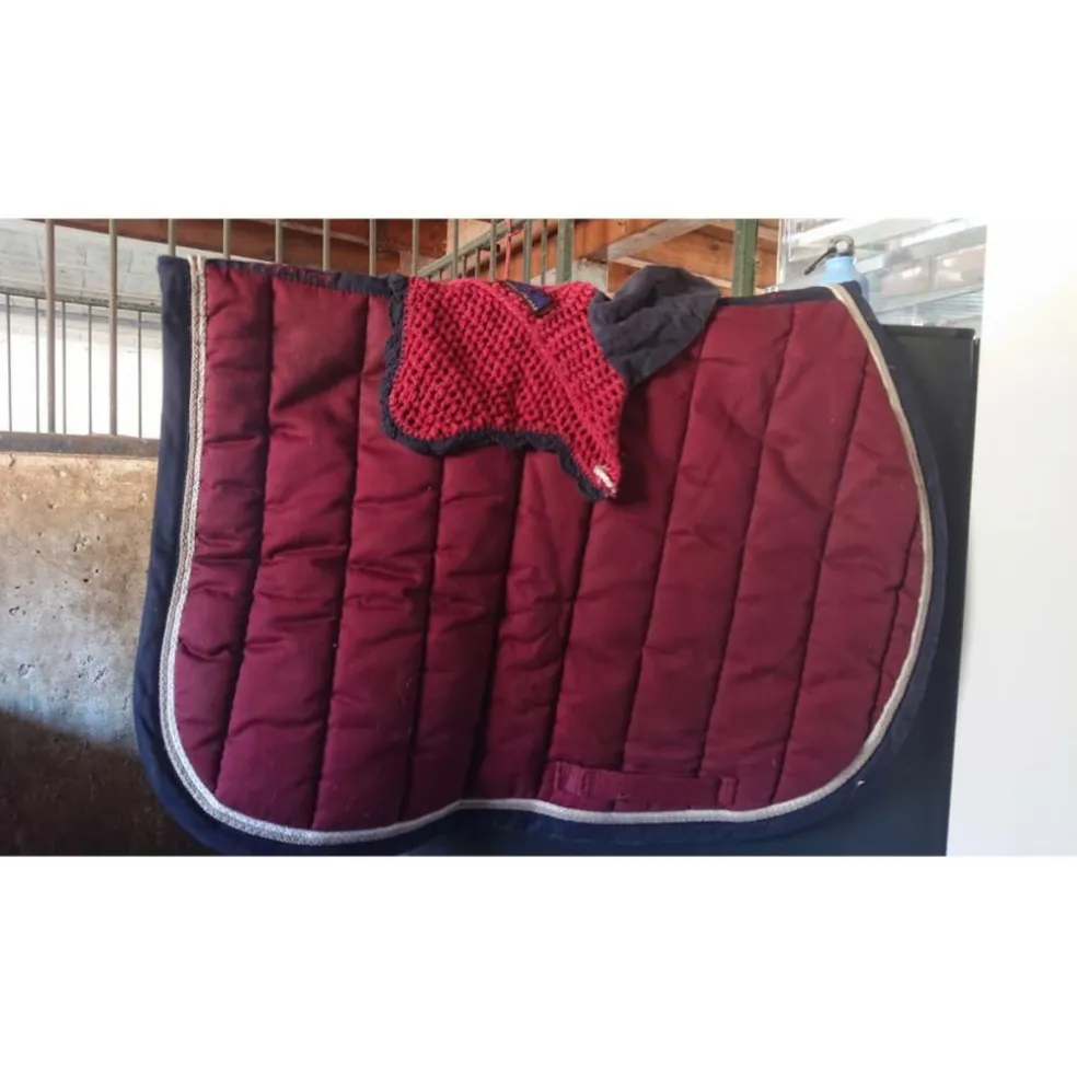 Ensemble bordeaux/bleu marine