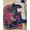 Ensemble complet bordeaux et bleu taille cheval