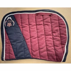 Ensemble complet bordeaux et bleu taille cheval