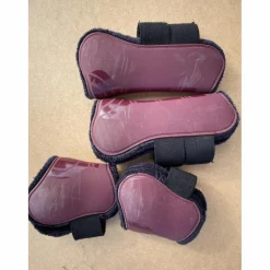 Ensemble complet bordeaux et bleu taille cheval