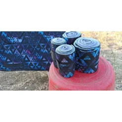 Ensemble complet tapis bonnet bande et licol