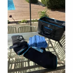 ensemble de deux guêtres et sac de transport pro ice
