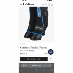 ensemble de deux guêtres et sac de transport pro ice