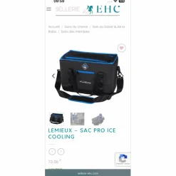 ensemble de deux guêtres et sac de transport pro ice