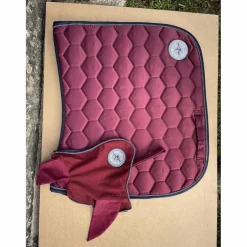 Ensemble de dressage bordeaux et bleu