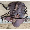 ensemble guêtre et protège boulet cuir