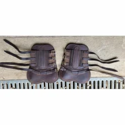 ensemble guêtre et protège boulet cuir