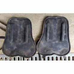 ensemble guêtre et protège boulet cuir