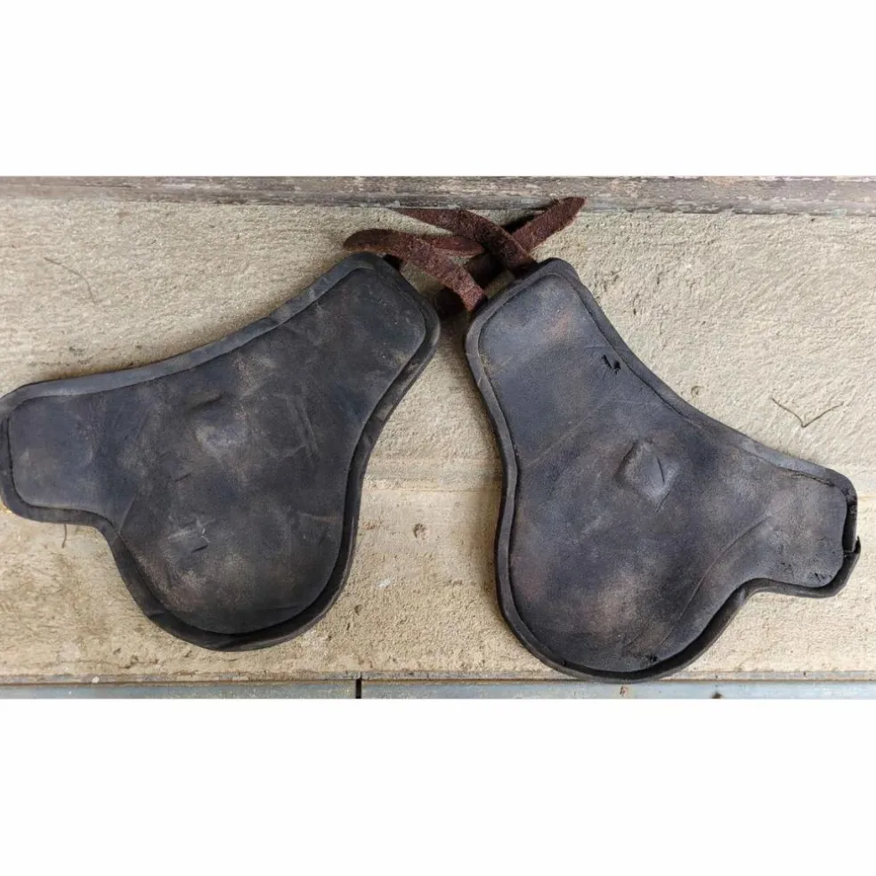 ensemble guêtre et protège boulet cuir