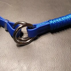 Ensemble muserolle de sidepull & frontal corde et biothane