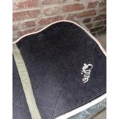 Ensemble poney tapis brodé