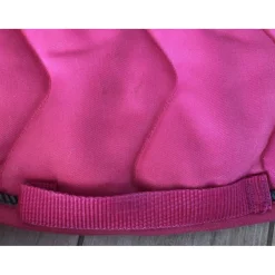 Ensemble rose tapis et bonnet taille pony