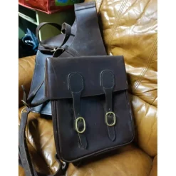 Ensemble sacoches cuir