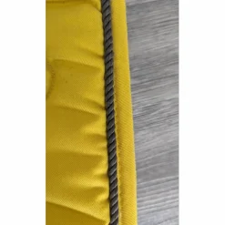 Ensemble tapis + bandes de polo Equithème - Jaune - Full