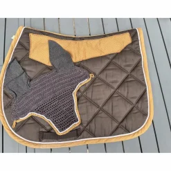 Ensemble tapis + bonnet cheval