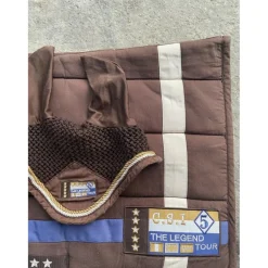 Ensemble tapis + bonnet equithème