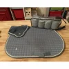 Ensemble Tapis, Bonnet, Bande, bleu ciel
