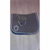 Ensemble tapis bonnet Pénélope gris et bleu roi