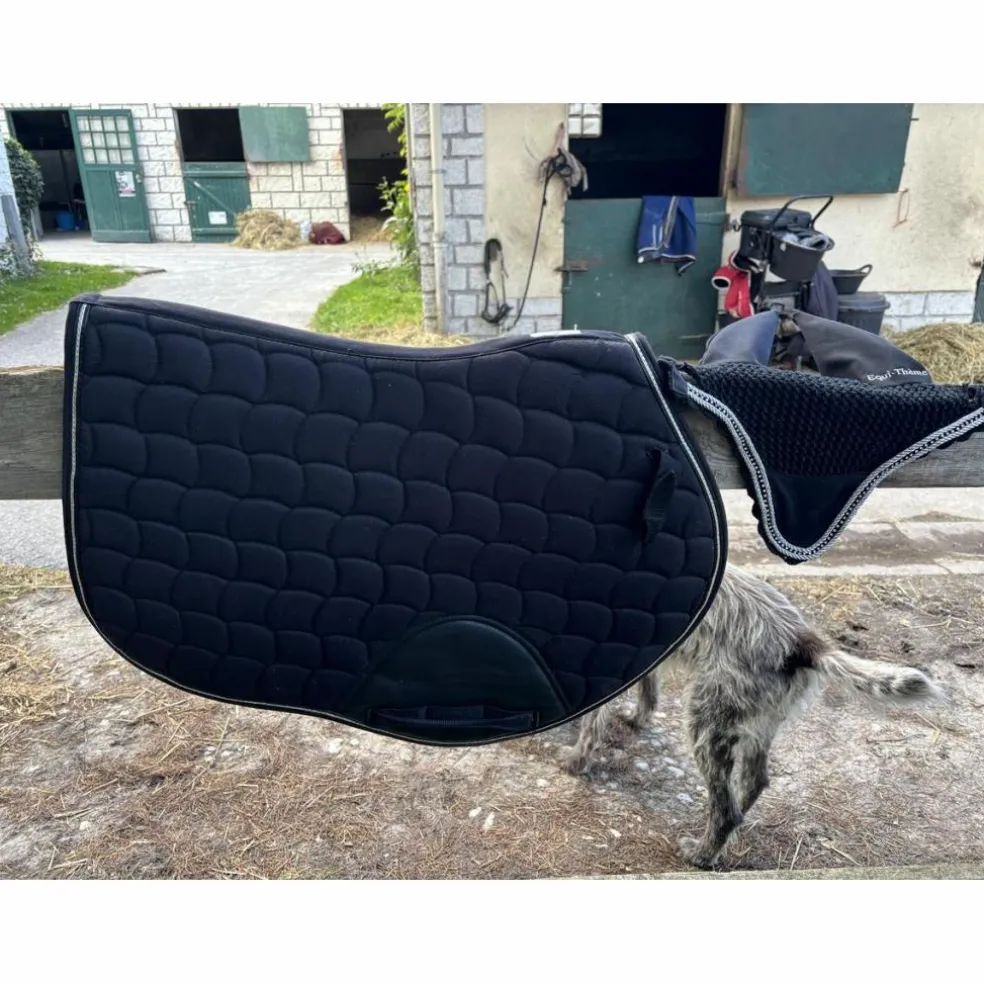 Ensemble tapis bonnet équitheme