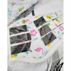 Ensemble tapis de selle bonnet et guêtres