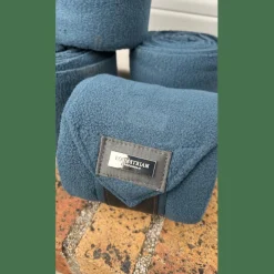 Ensemble tapis et bandes de polo Equestrian Stockholm bleu