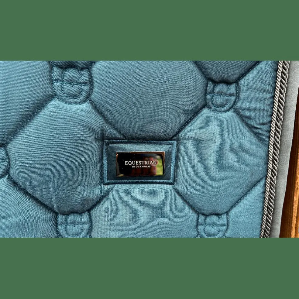 Ensemble tapis et bandes de polo Equestrian Stockholm bleu