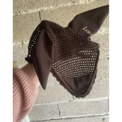 Ensemble tapis et bonnet taille cheval