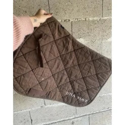 Ensemble tapis et bonnet taille cheval