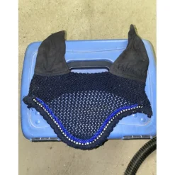 Ensemble Tapis et Bonnet bleu marine