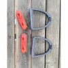 Etrier compositi ave semelle noir et rouge