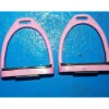 etriers aluminium rose enfant