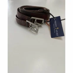etrivieres cuir brun 120cm