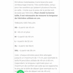 etrivieres monobranches endurance equitime