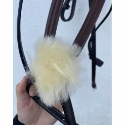 filet Dyon neuf muserolle croisée taille cheval marron