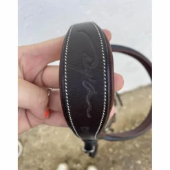 filet Dyon neuf muserolle croisée taille cheval marron