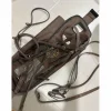 filet en cuir marron