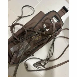 filet en cuir marron