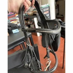 filet fouganza 580 - noseband amovible + rênes