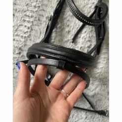 Filet noir strass équitation